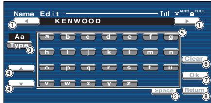 KENWOOD KVT-725DVD - Select a memory device in which you wish to register phone data - 2