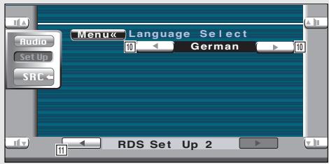 KENWOOD KVT-725DVD - Displaying the RDS Set Up 2 screen - 2