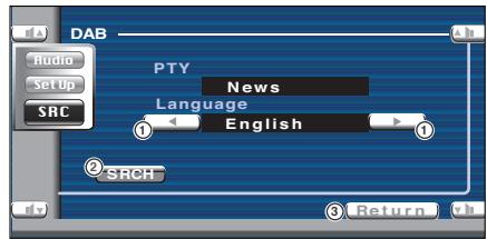 KENWOOD KVT-725DVD - Display the Language select screen - 2