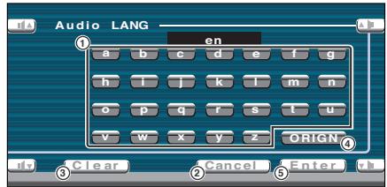 KENWOOD KVT-725DVD - Display the Language Setup screen - 1