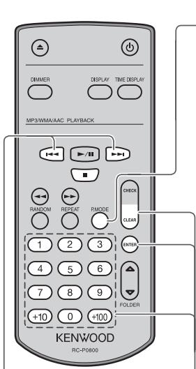 KENWOOD DP-K1000 - Lecture programmée - 1