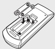 KENWOOD DP-K1000 - Chargement des piles de la télécommande - 2