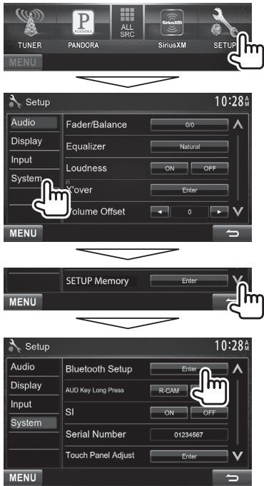 KENWOOD DDX491HD - Pairing a Bluetooth device using SSP (for Bluetooth 2.1) - 3