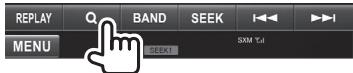 KENWOOD DDX491HD - □Selecting a channel on the list - 1