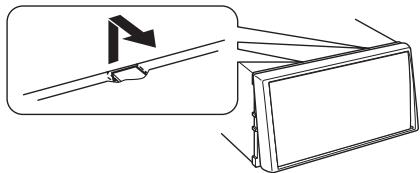 KENWOOD DDX491HD - □Removing the trim plate - 2