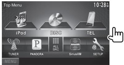 KENWOOD DDX491HD - Selecting the playback source - 1