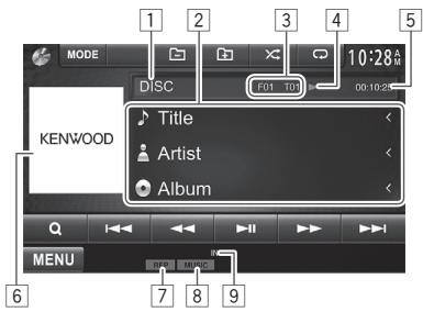 KENWOOD DDX491HD - For CD/MP3/WMA/WAV/AAC - 1