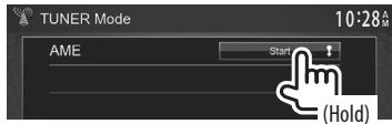 KENWOOD DDX491HD - Automatic presetting—AME (Auto Memory) - 2