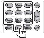 KENWOOD DDX491HD - Numeric keypad - 1