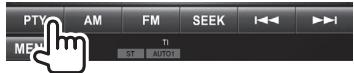 KENWOOD DDX491HD - □ Searching for FM RBDS programs—PTY Search - 1