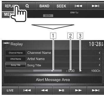 KENWOOD DDX491HD - □Entering the Replay mode - 1