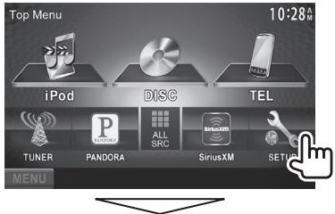 KENWOOD DDX491HD - Setting menu items - 1