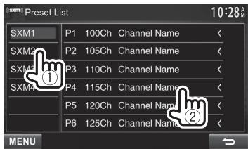 KENWOOD DDX491HD - Preset List - 1