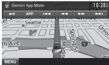 KENWOOD DDX491HD - Garmin App: - 1