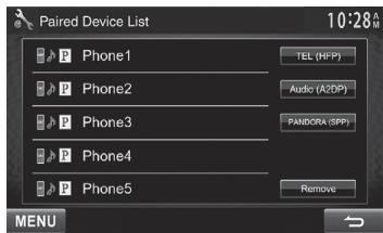 KENWOOD DDX491HD - Pairing a Bluetooth device using SSP (for Bluetooth 2.1) - 9