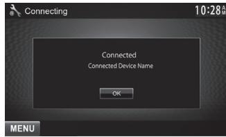 KENWOOD DDX491HD - Pairing a Bluetooth device using SSP (for Bluetooth 2.1) - 8