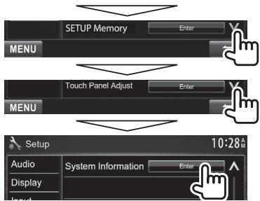 KENWOOD DDX491HD - □Updating the system - 2