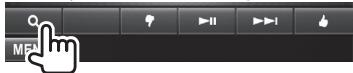 KENWOOD DDX491HD - □Selecting a station from the list - 1