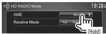 KENWOOD DDX491HD - Automatic presetting—AME (Auto Memory) - 2