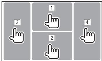KENWOOD DDX491HD - Touch screen operations - 1