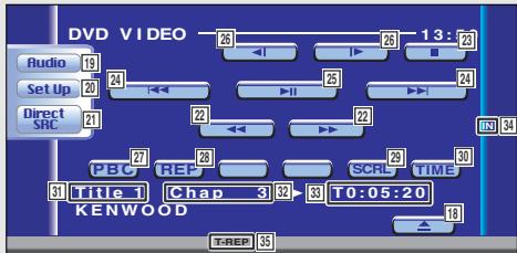 KENWOOD DDX7025 - Displaying the DVD/VCD Control screen - 3