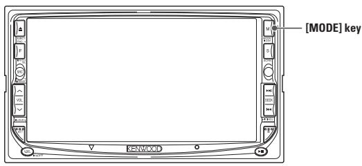 [MODE] key KENWOOD