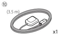 KENWOOD DNX7710BT - Supplied accessories - 10