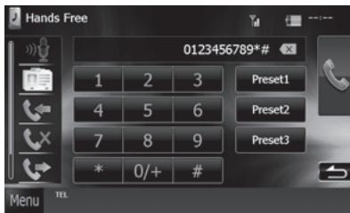 KENWOOD DNX7710BT - Haga o reciba una llamada Telefonica. - 1