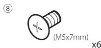 KENWOOD DNX7710BT - Supplied accessories - 8