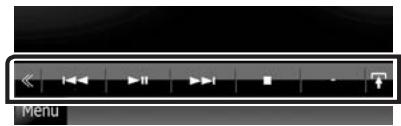 KENWOOD DNX7710BT - Controle la música que está escuchando en la pantalla de control de fuente. - 1