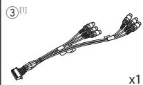 KENWOOD DNX7710BT - Supplied accessories - 3