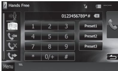 KENWOOD DNX7710BT - Make or receive a phone call. - 1