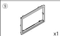 KENWOOD DNX7710BT - Supplied accessories - 9