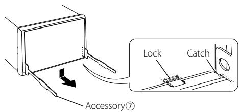 KENWOOD DPX302 - Removing the Unit - 2