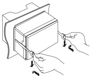 KENWOOD DPX302 - Removing the Unit - 5