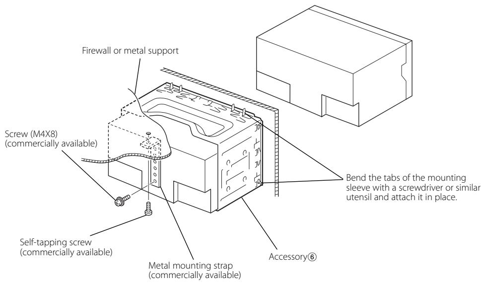 KENWOOD DPX302 - Installing the Unit - 1