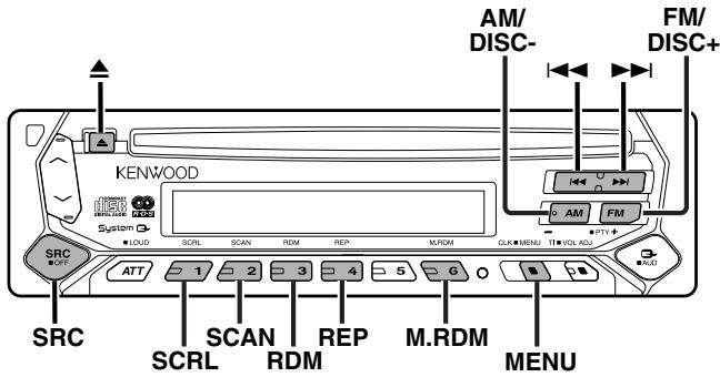 KENWOOD KDC-3024 - Changing Language for PTY Function - 1