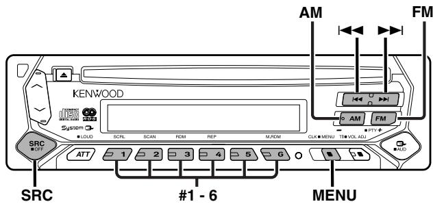 KENWOOD KDC-3024 - TEL Mute - 1