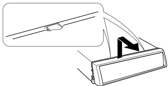 KENWOOD KDC-3024 - Removing the hard rubber frame - 2