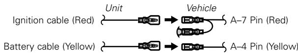 KENWOOD KDC-3024 - Connecting the ISO Connector (see p.23) - 1