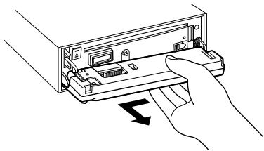 KENWOOD KDC-BT952HD - Removing the Faceplate - 1