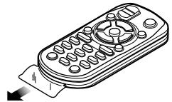 KENWOOD KDC-BT952HD - Preparing the remote control unit - 1