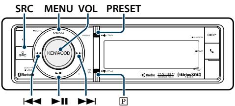 KENWOOD KDC-BT952HD - SiriusXM Vehicle Connect Tuner Control (optional tuner and service required) - 1