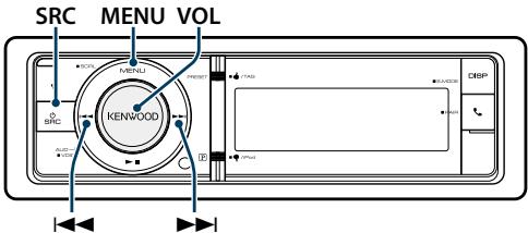 KENWOOD KDC-BT952HD - Exit Audio Control mode - 2