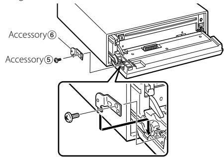 KENWOOD KDC-X591 - Screwing the Faceplate on the Unit - 1