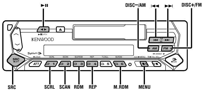 KENWOOD KRC-37 - Powtarzanie muzyki - 1