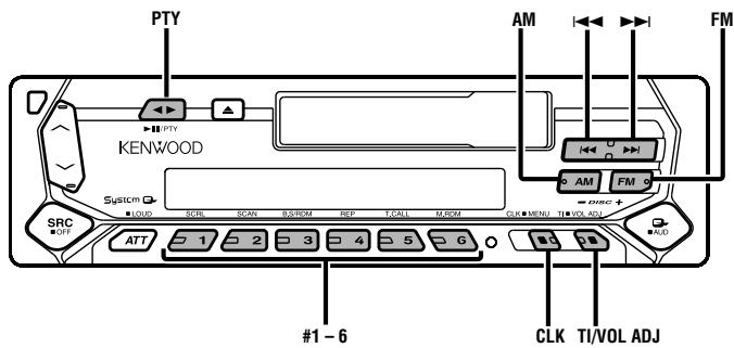 KENWOOD KRC-37 - Strojenie zaprogramowane - 1