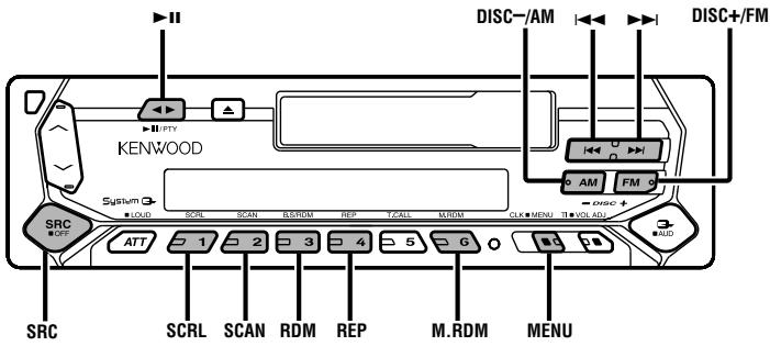 KENWOOD KRC-394 - Powtarzanie muzyki - 1