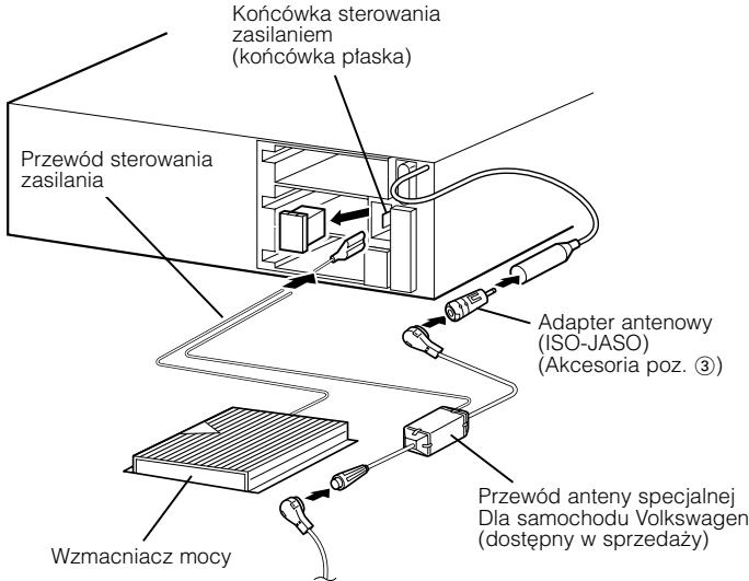 KENWOOD KRC-394 - Podłaczenia konocówki sterowania zasilania - 1