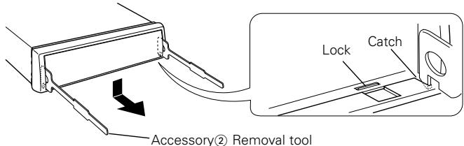 KENWOOD KRC-394 - Removing the hard rubber frame - 1